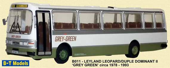 Grey Green Leyland Leopard Duple Dominant